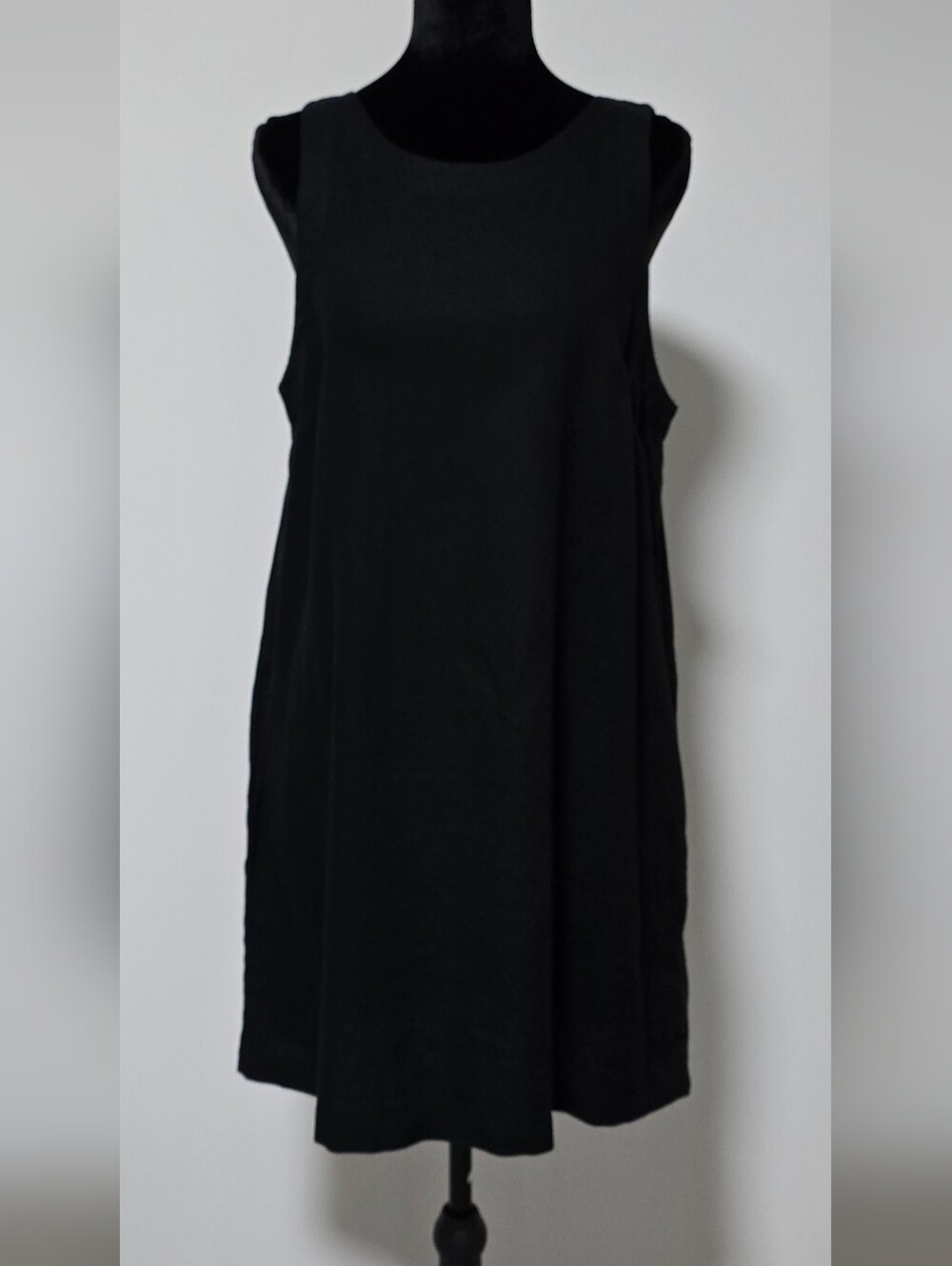 a new day Black Sleeveless Shift Tunic